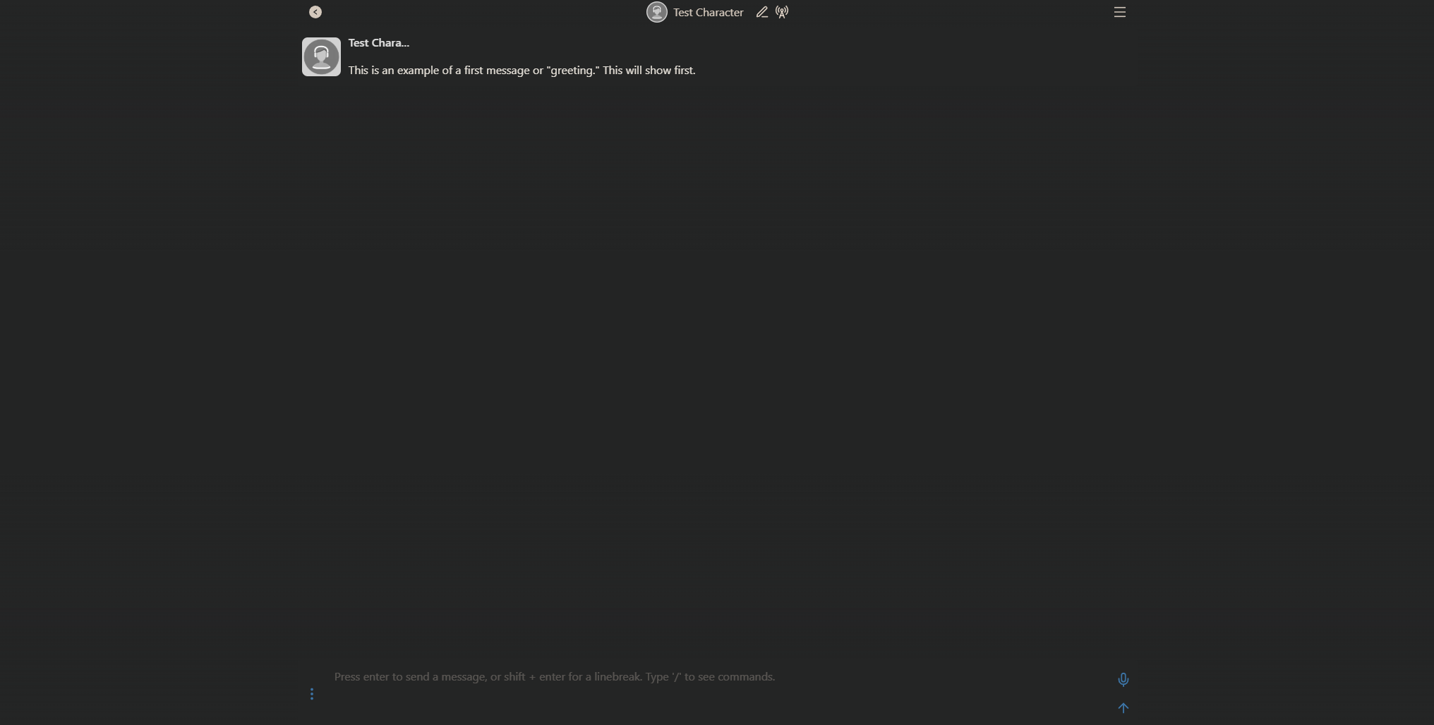Chub AI — provider documentation screenshot (dated may 2025 in source) 2