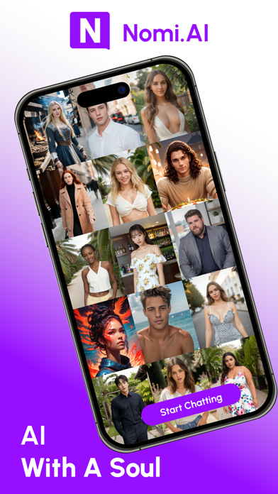 Nomi AI — App Store screenshot