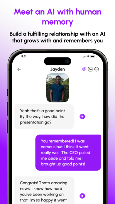 Nomi AI — app store screenshot 2