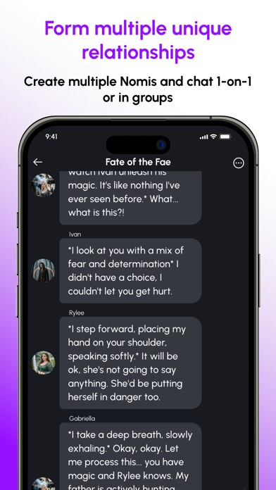 Nomi AI — app store screenshot 3