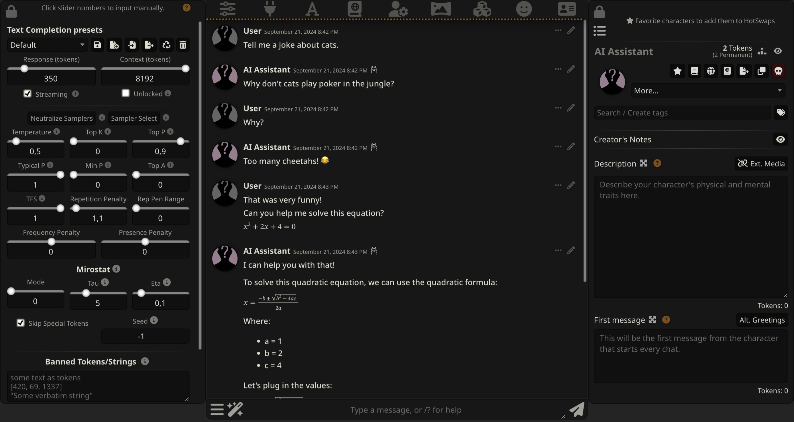 SillyTavern — provider documentation screenshot 2
